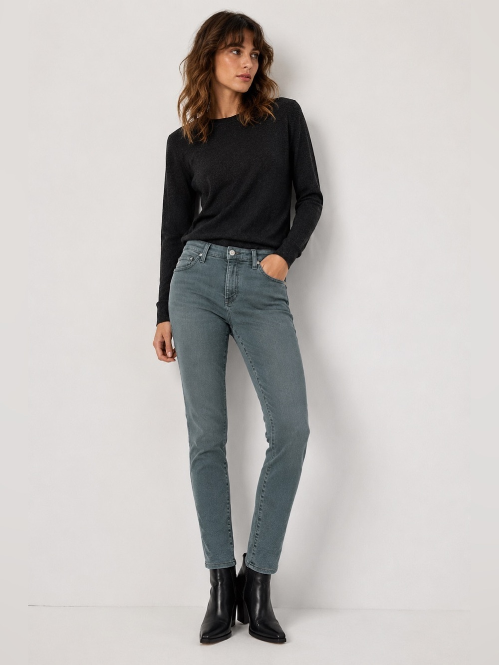 AG Jeans | Prima Ankle Cigarette Sulfur Blue Size 31 NEW